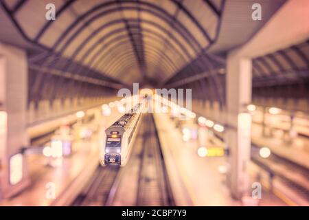 Bahnhof Santa Justa, Sevilla, Spanien. Stockfoto