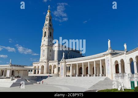 Basilika unserer Lieben Frau vom Rosenkranz, Fatima, Ourem, Portugal Stockfoto