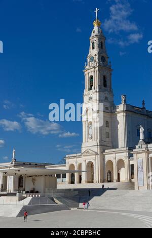 Basilika unserer Lieben Frau vom Rosenkranz, Fatima, Ourem, Portugal Stockfoto