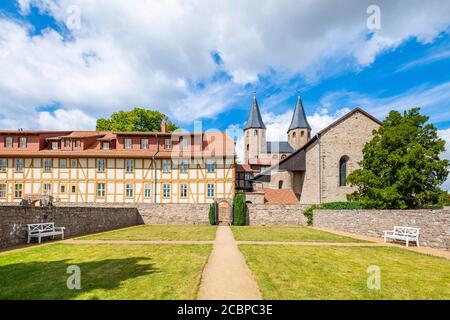 Garten der Nonnen, Kloster Druebeck, Ilsenburg, Harz, Sachsen-Anhalt, Deutschland Stockfoto