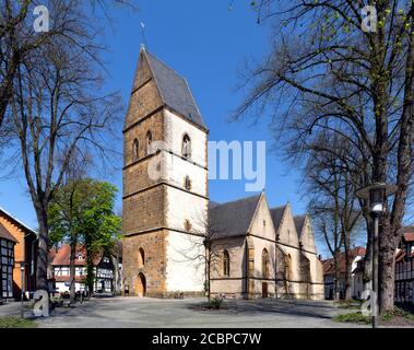 Evangelische Pfarrkirche St. Johannes, Haller Herz, Halle, Ostwestfalen, Nordrhein-Westfalen, Deutschland Stockfoto