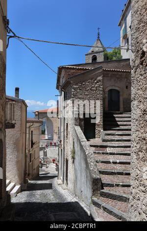 Pesche - Vicoli del Centro storico Stockfoto