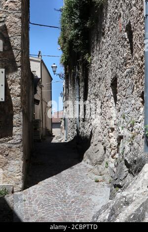 Pesche - Vicolo del borgo Stockfoto