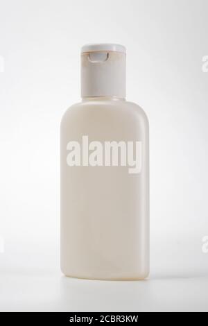 lotion Flasche Mockup Vorlage auf weißem Hintergrund Stockfoto