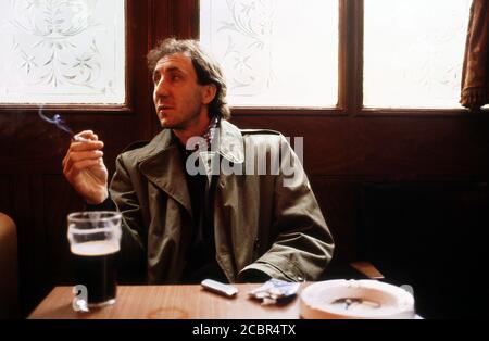 Pete Townshend im Schiff Pub Soho London 1980 Stockfoto