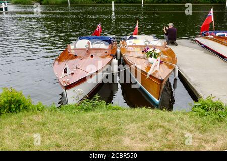 Traditionelle Boat Show, Henley Stockfoto