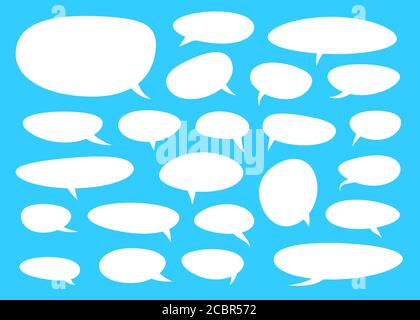 Blasenbildung für Sprache. Bubble Talk. Vektorgrafik. Stock Vektor