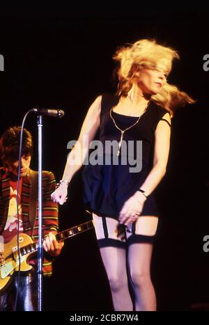 Blondie Live-Gig im Palladium New York USA 1978 Stockfoto