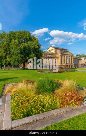 Opernhaus im Oberen Schlossgarten oder Oberen Schlossgarten, Stuttgart, Bundesland Baden-Württemberg, Süddeutschland, Europa Stockfoto