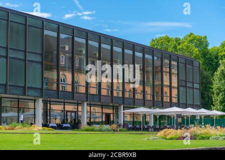 Landtagsgebäude oder parlamentsgebäude, Oberer Schlossgarten oder Oberer Schlossgarten, Stuttgart, Bundesland Baden-Württemberg, Süddeutschland, Europa Stockfoto