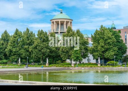 Kunstgebäude oder Kunstgebäude, Oberer Schlossgarten oder Oberer Schlossgarten, Stuttgart, Bundesland Baden-Württemberg, Süddeutschland, Europa Stockfoto