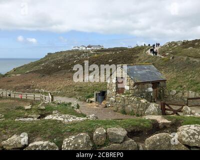 Blick vom Lands End, Cornwall Stockfoto