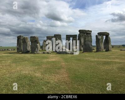 Stonehendge - seltener Moment ohne Menschen Stockfoto