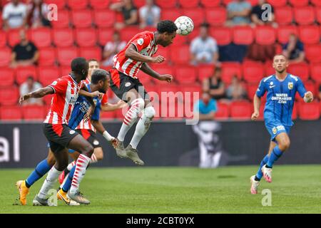 Eindhoven, Niederlande. August 2020. EINDHOVEN, 15-08-2020 Philips Stadium, freundliches Vorsaison Spiel vor der niederländischen Fußballsaison 2020/2021 zwischen PSV und Vitesse. PSV Spieler Pablo Rosario Kredit: Pro Shots/Alamy Live Nachrichten Stockfoto