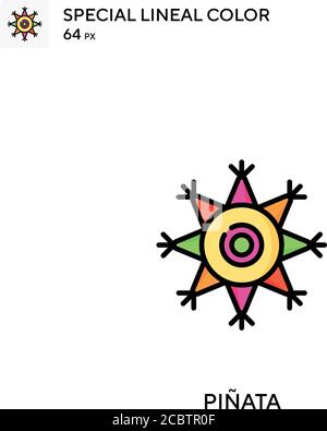 piñata spezielles lineales Farbvektorsymbol. piñata Icons für Ihr Business-Projekt Stock Vektor
