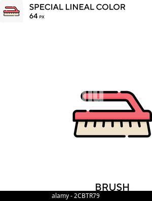 Pinsel spezielles lineales Farbvektorsymbol. Pinsel-Symbole für Ihr Geschäftsprojekt Stock Vektor