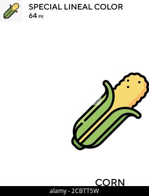 Corn Special Lineal Farbe Vektor-Symbol. Maissymbole für Ihr Geschäftsprojekt Stock Vektor