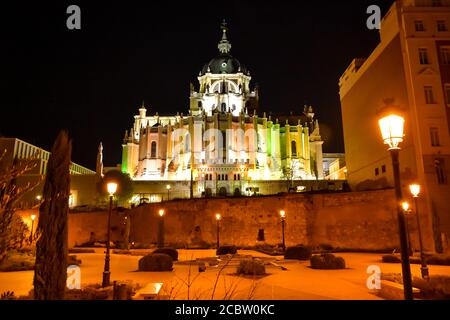 Almudena-Kathedrale Stockfoto