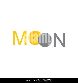Text Mond Symbol Logo Vektor Stock Vektor