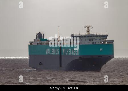 Manon in Richtung Royal Portbury Docks Stockfoto