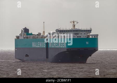 Manon in Richtung Royal Portbury Docks Stockfoto