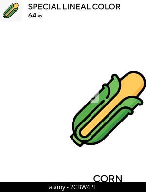 Corn Special Lineal Farbe Vektor-Symbol. Maissymbole für Ihr Geschäftsprojekt Stock Vektor