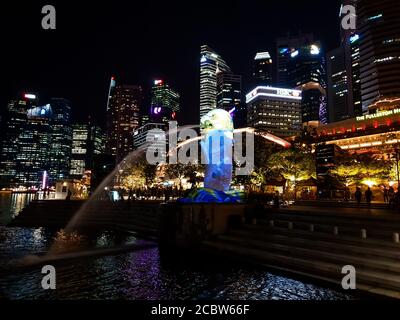 Merlion Statue Stockfoto