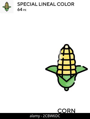 Corn Special Lineal Farbe Vektor-Symbol. Maissymbole für Ihr Geschäftsprojekt Stock Vektor