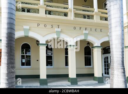 Townsville Brewing Company, die das alte Postamt im Stadtzentrum von Townsville, Australien war Stockfoto