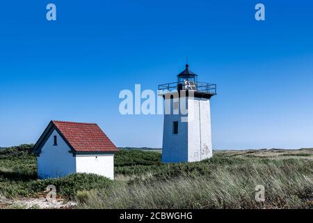 Holz Ende Leuchtturm, Provincetown, Cape Cod, Massachusetts, USA. Stockfoto