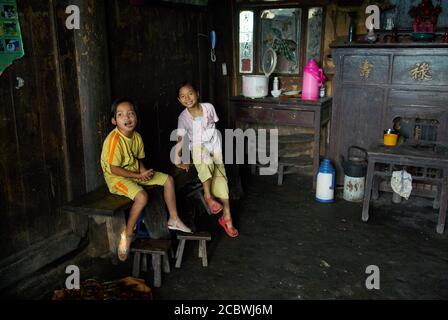 China. Provinz Guizhou. Stadt Rongjiang. Dong-Ethnie Stockfoto