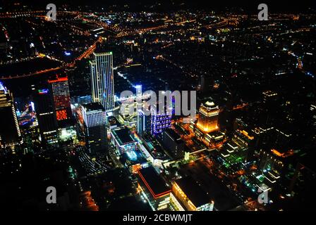 Blick vom Taipei 101 Stockfoto
