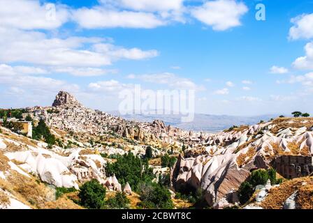 Landschaft in Kappadokien Stockfoto