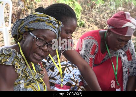 Abidjan, Accra, Unternehmen Stockfoto