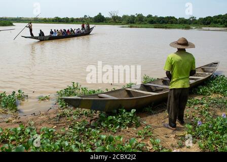 Niger. Mittwoch Markt in Boubon ca. 40km ouest von Niamey am Niger. Stockfoto