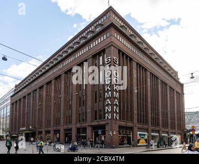 Legendäres Kaufhaus Stockmann in Helsinki, Finnland Stockfoto