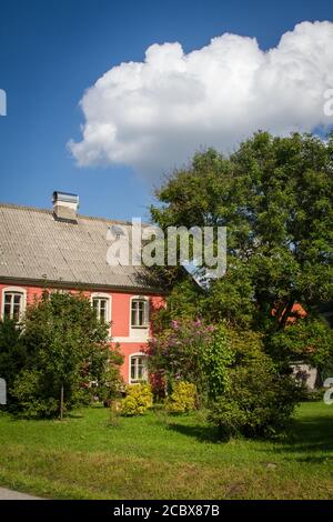 Haus in Hojna Voda, Tschechische Republik Stockfoto