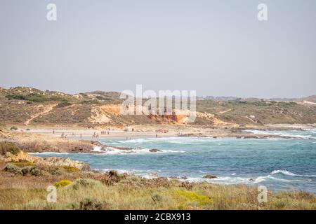 Strand in Sao Torpes, Costa Vicentina Stockfoto