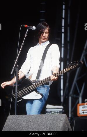 The Datsuns beim Reading Festival 2003, Reading, England, Großbritannien. Stockfoto