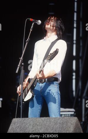 The Datsuns beim Reading Festival 2003, Reading, England, Großbritannien. Stockfoto