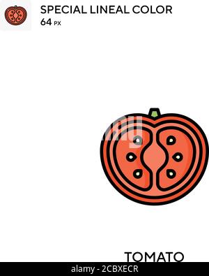 Tomate Special Lineal Farbe Vektor-Symbol. Tomate Icons für Ihr Business-Projekt Stock Vektor