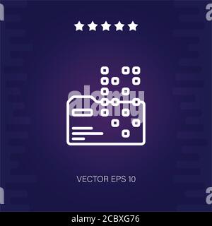 Datensammlungssymbol Vektorsymbol Moderne Illustration Stock Vektor