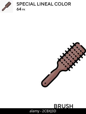 Pinsel spezielles lineales Farbvektorsymbol. Pinsel-Symbole für Ihr Geschäftsprojekt Stock Vektor