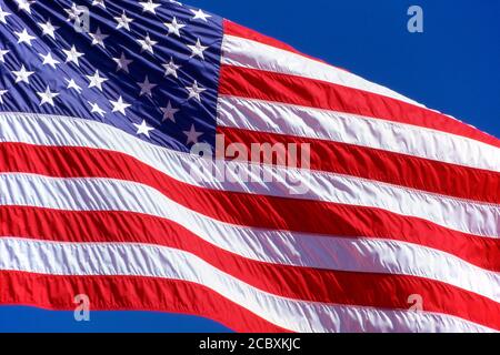 Amerikanische Flagge Vereinigte Staaten Flaggen Stockfoto