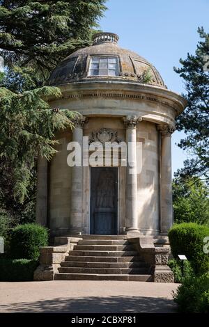 Das Jephson Memorial Gebäude in Jephson Gardens, Leamington Spa. Stockfoto