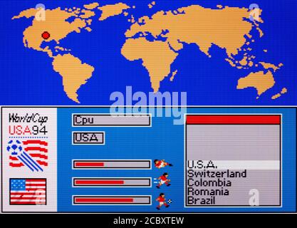 WM Italia 90 - Sega Master System - SMS - nur redaktionelle Verwendung Stockfoto