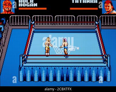 WWF Wrestlemania Steel Cage Challenge - Sega Master System - SMS – nur für redaktionelle Zwecke Stockfoto