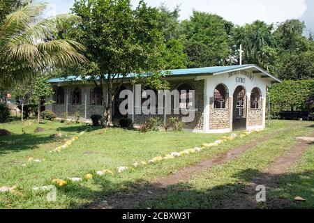 Das Centro Misionero Santa Laura Montoya betreut die indigenen Ngäbe- und Bugle-Völker direkt vor ihren Comarca (Reservat) in Panama. Stockfoto