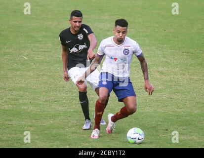 Salvador, Brasilien. August 2020. Gregore, während Bahia und Red Bull Bragantino, statt an diesem Sonntag (16), in einem Spiel gültig für die 3. Runde der brasilianischen Meisterschaft 2020, ein Spiel im Pituaçu Stadion, in Salvador, Bahia, Brasilien. Quelle: Tiago Caldas/FotoArena/Alamy Live News Stockfoto