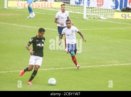 Salvador, Brasilien. August 2020. Élber, während Bahia und Red Bull Bragantino, statt an diesem Sonntag (16), in einem Spiel gültig für die 3. Runde der brasilianischen Meisterschaft 2020, ein Spiel im Pituaçu Stadion, in Salvador, Bahia, Brasilien. Quelle: Tiago Caldas/FotoArena/Alamy Live News Stockfoto